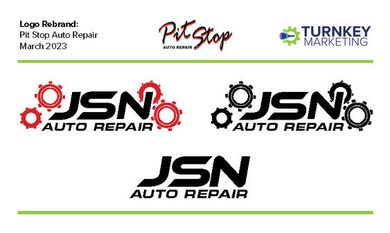 JSN Auto Repair Logo Concepts